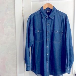 Ouray Colorado Men’s Soft well made Denim Shirt
